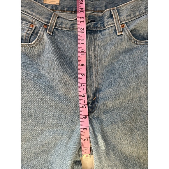 Levi's Mens 550 Jeans Straight Relaxed Fit Blue Denim Casual Classic 38 X 30 - Picture 10 of 15